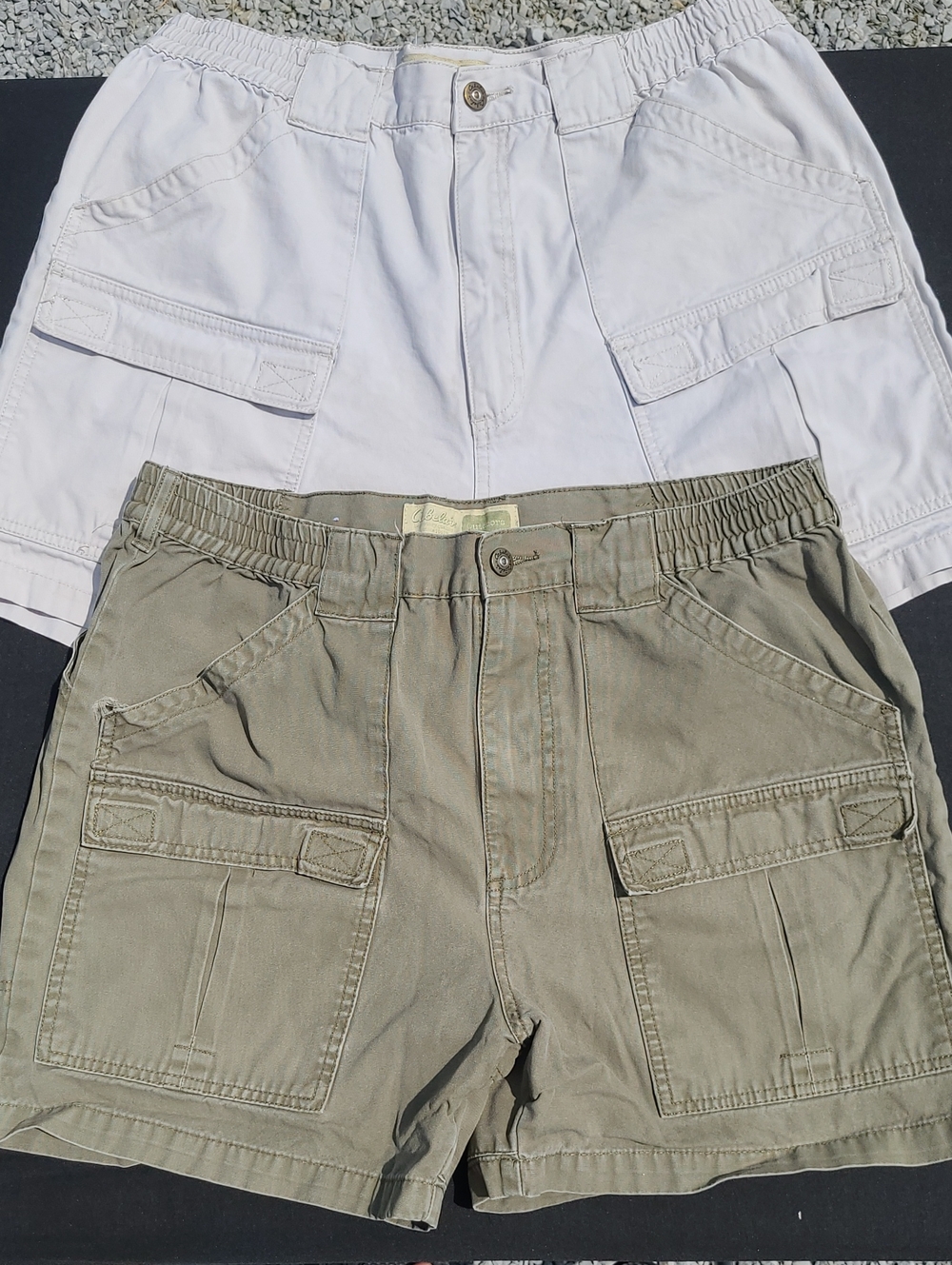 Cabela's Men's Hiker Cargo Shorts Set Of 2 Olive Green And Tan Size 36